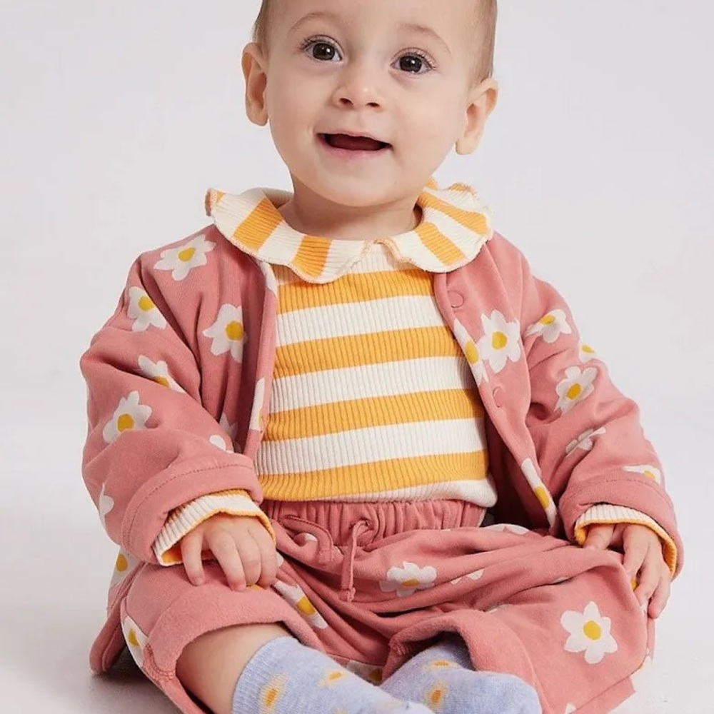 Bobo Choses Daisy All Over Flower Harem Sweatpants